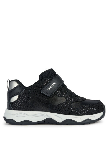 Geox Сникърси J Calco Girl J16CMA 0DHBC C9244 S Black/Dk Silver - Mera.bg