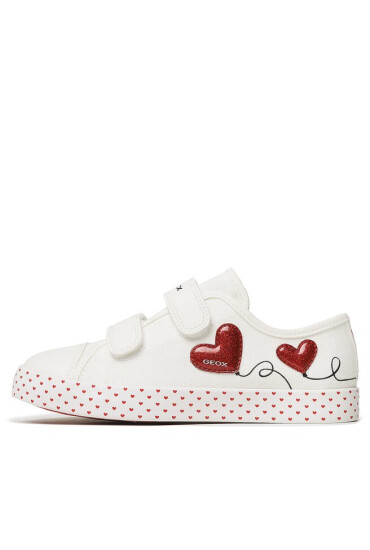 Geox Сникърси J Ciak G. G J3504G 01054 C0050 D White/Red - Mera.bg