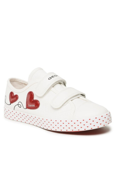 Geox Сникърси J Ciak G. G J3504G 01054 C0050 D White/Red - Mera.bg