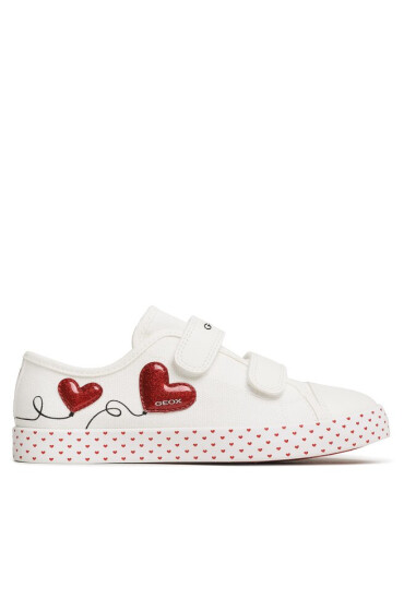 Geox Сникърси J Ciak G. G J3504G 01054 C0050 D White/Red - Mera.bg