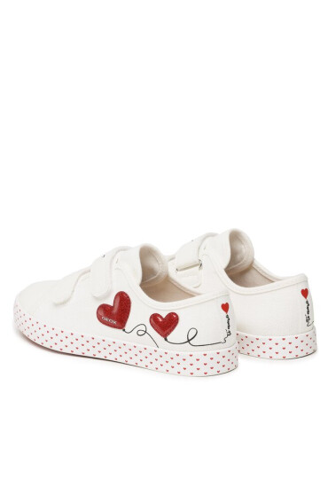 Geox Сникърси J Ciak G. G J3504G 01054 C0050 D White/Red - Mera.bg