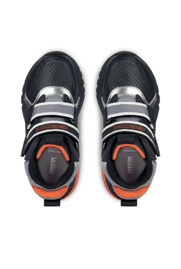 Geox Сникърси J Ciberdron Boy J36LBA 0BUCE C0038 M Black/Orange - Mera.bg