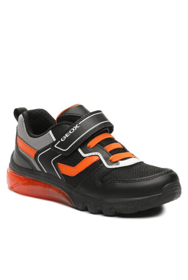 Geox Сникърси J Ciberdron Boy J36LBC 011FE C0038 D Black/Orange - Mera.bg