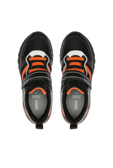 Geox Сникърси J Ciberdron Boy J36LBC 011FE C0038 D Black/Orange - Mera.bg