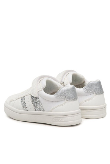 Geox Сникърси J Djrock Girl J354ME05411C0007 M White/Silver - Mera.bg