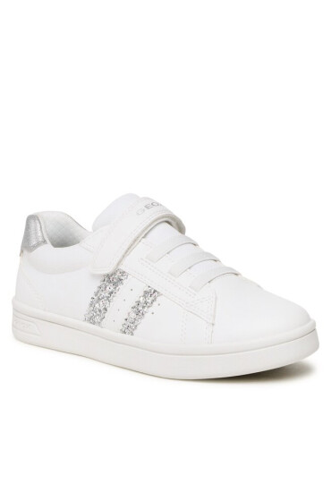 Geox Сникърси J Djrock Girl J354ME05411C0007 S White/Silver - Mera.bg