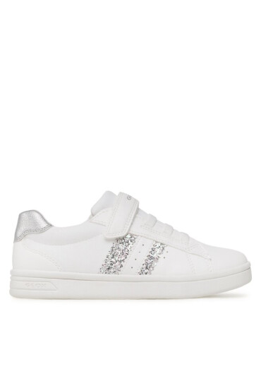 Geox Сникърси J Djrock Girl J354ME05411C0007 S White/Silver - Mera.bg