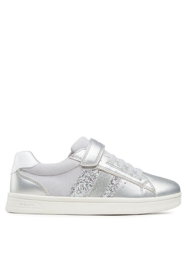 Geox Сникърси J Djrock Girl J354ME0AJ11C1007 D Silver - Mera.bg