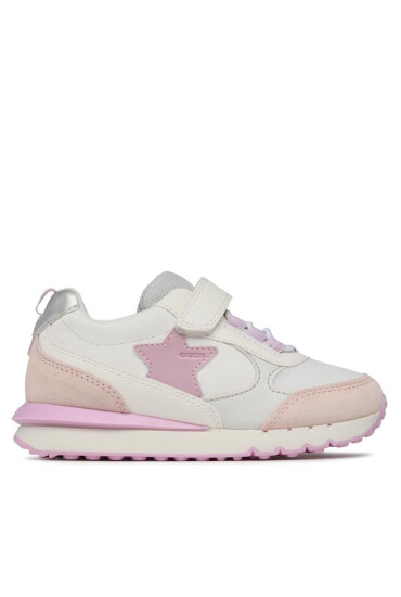 Geox Сникърси J Fastics G. A J35GZA 08514 C0674 S White/Rose - Mera.bg