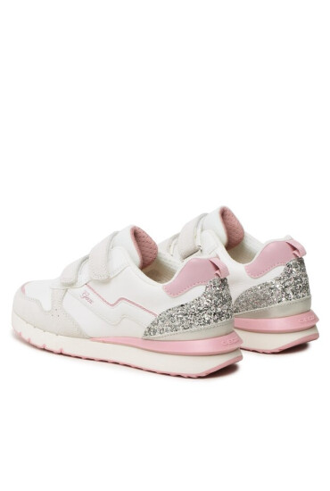 Geox Сникърси J Fastics Girl D J35GZD 022FU C0680 D Off White/Pink - Mera.bg