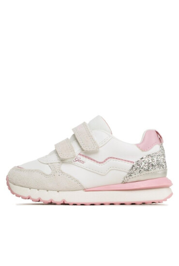 Geox Сникърси J Fastics Girl D J35GZD 022FU C0680 S Off White/Pink - Mera.bg