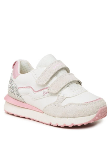 Geox Сникърси J Fastics Girl D J35GZD 022FU C0680 S Off White/Pink - Mera.bg