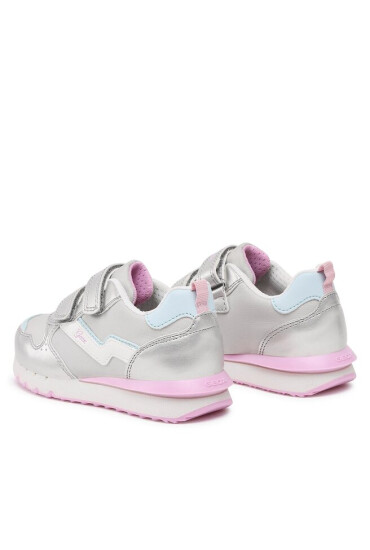 Geox Сникърси J Fastics Girl J26GZA054FUC1100 S Lt Grey/Aqua - Mera.bg