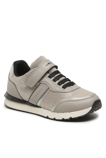 Geox Сникърси J Fastics Girl J26GZB 0HS54 C5Y1A D Rock/Dk Silver - Mera.bg