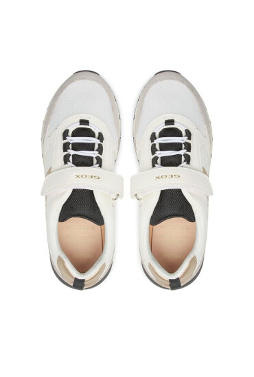 Geox Сникърси J Fastics Girl J35GZA08514C0404 S White/Black - Mera.bg