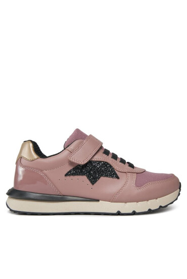 Geox Сникърси J Fastics Girl J35GZC 054AS C8A9B D Antique Rose/Black - Mera.bg