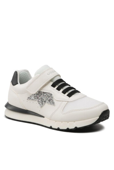 Geox Сникърси J Fastics Girl J35GZC0BC14C0404 D Бял - Mera.bg
