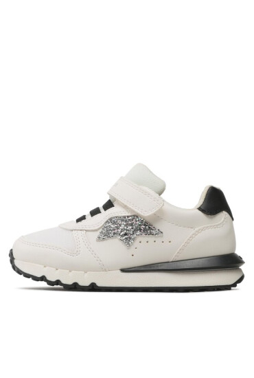 Geox Сникърси J Fastics Girl J35GZC0BC14C0404 S White/Black - Mera.bg
