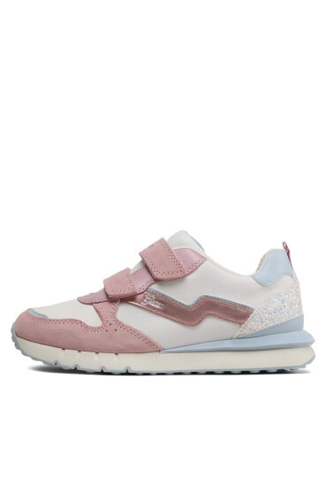Geox Сникърси J Fastics Girl J35GZD022FUC0674 D White/Rose - Mera.bg