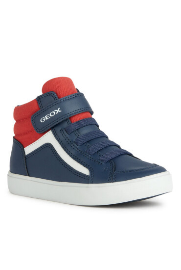 Geox Сникърси J Gisli Boy J365CC 05410 C0735 M Navy/Red - Mera.bg