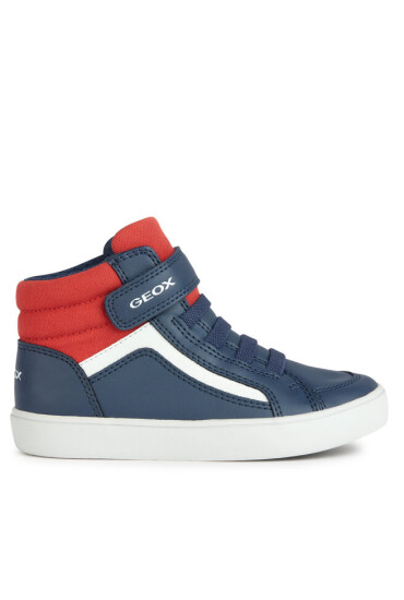 Geox Сникърси J Gisli Boy J365CC 05410 C0735 M Navy/Red - Mera.bg