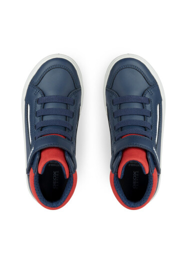 Geox Сникърси J Gisli Boy J365CC 05410 C0735 M Navy/Red - Mera.bg
