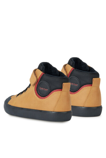 Geox Сникърси J Gisli Boy J365CF 0MEFU C2G9B M Dk Yellow/Black - Mera.bg