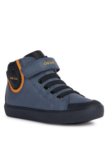Geox Сникърси J Gisli Boy J365CF 0MEFU C4B2V M Avio/Yellow - Mera.bg