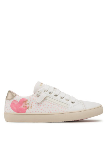 Geox Сникърси J Gisli Girl J024NB0AW54C1364 D White/Dk Pink - Mera.bg