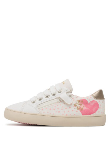 Geox Сникърси J Gisli Girl J024NB0AW54C1364 S Бял - Mera.bg