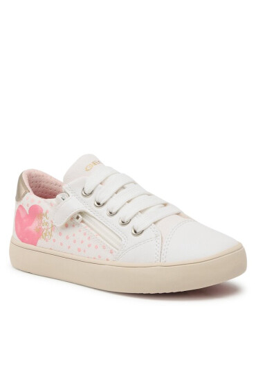Geox Сникърси J Gisli Girl J024NB0AW54C1364 S Бял - Mera.bg