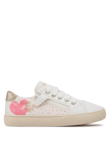 Geox Сникърси J Gisli Girl J024NB0AW54C1364 S Бял - Mera.bg