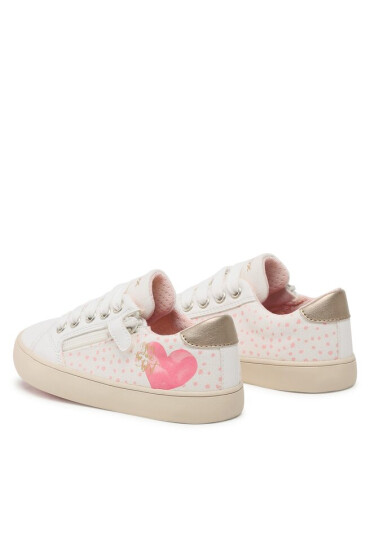 Geox Сникърси J Gisli Girl J024NB0AW54C1364 S Бял - Mera.bg