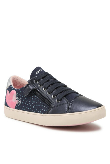 Geox Сникърси J Gisli Girl J024NB0AWNFC0694 D Navy/Pink - Mera.bg