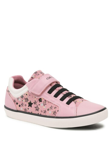 Geox Сникърси J Gisli Girl J354NA0AW54C8106 D Rose/Black - Mera.bg