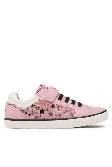 Geox Сникърси J Gisli Girl J354NA0AW54C8106 D Rose/Black - Mera.bg
