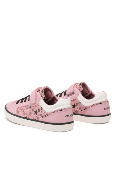 Geox Сникърси J Gisli Girl J354NA0AW54C8106 D Rose/Black - Mera.bg