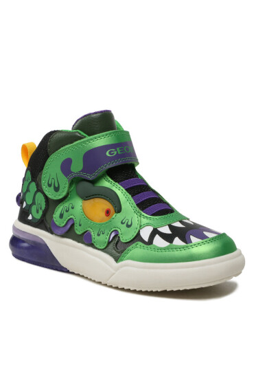 Geox Сникърси J Grayjay Boy J369YA 05011 C3313 D Green/Purple - Mera.bg