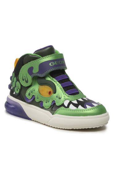 Geox Сникърси J Grayjay Boy J369YA 05011 C3313 S Green/Purple - Mera.bg
