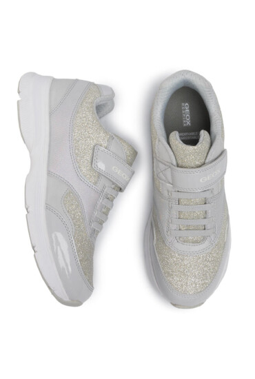 Geox Сникърси J Hoshiko G. B J024SB 014AJ C1007 D Silver - Mera.bg