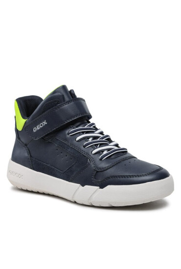 Geox Сникърси J Hyroo Boy J36GWA 05422 C0749 S Navy/Lime - Mera.bg