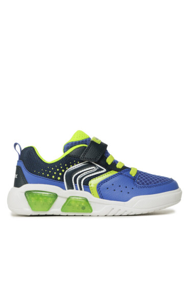 Geox Сникърси J Illuminus Boy J35GVA011FEC4344 D Royal/Lime - Mera.bg