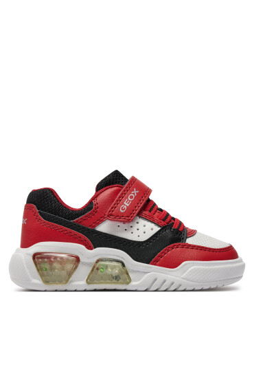Geox Сникърси J Illuminus Boy J45GVC 0BU11 C0020 M Red/Black - Mera.bg