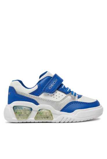 Geox Сникърси J Illuminus Boy J45GVC 0BU11 C0293 M White/Royal - Mera.bg