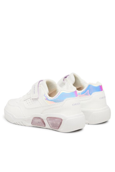 Geox Сникърси J Illuminus Girl J35HPA0BUASC0761 D White/Lilac - Mera.bg