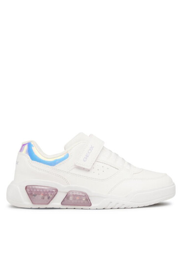 Geox Сникърси J Illuminus Girl J35HPA0BUASC0761 DD White/Lilac - Mera.bg
