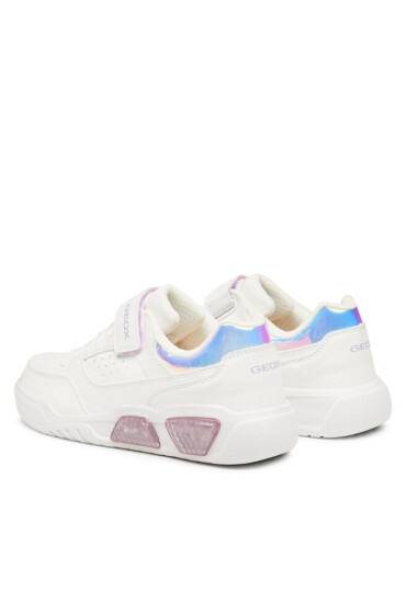 Geox Сникърси J Illuminus Girl J35HPA0BUASC0761 DD White/Lilac - Mera.bg