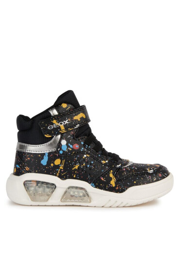 Geox Сникърси J Illuminus Girl J36HPA 00411 C9999 M Черен - Mera.bg