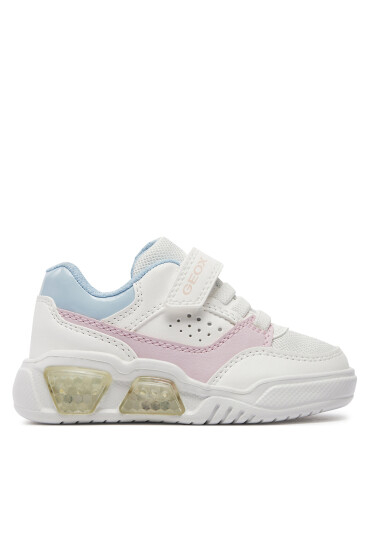 Geox Сникърси J Illuminus Girl J45HPA 0BUAS C0406 M White/Pink - Mera.bg