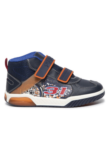 Geox Сникърси J Inek B. A J949CA 05411 C0820 D Navy/Orange - Mera.bg